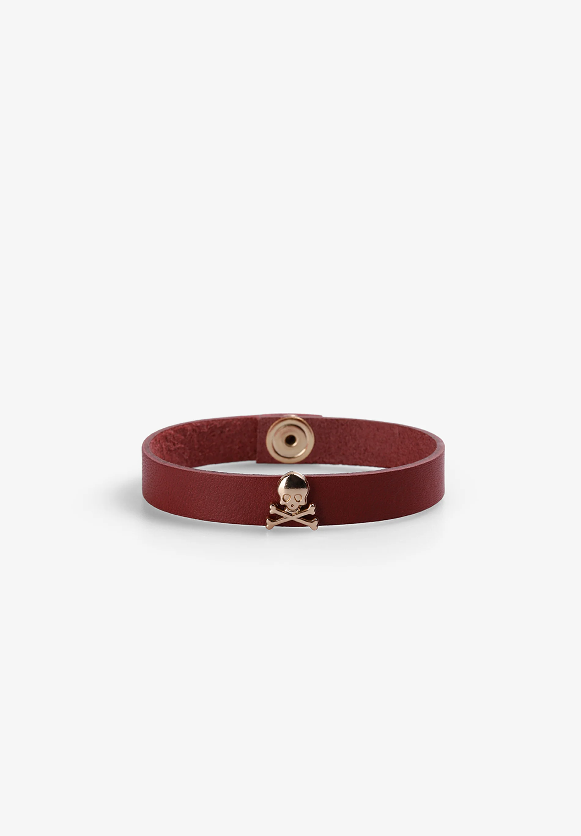 PULSERA PIEL CALAVERAS