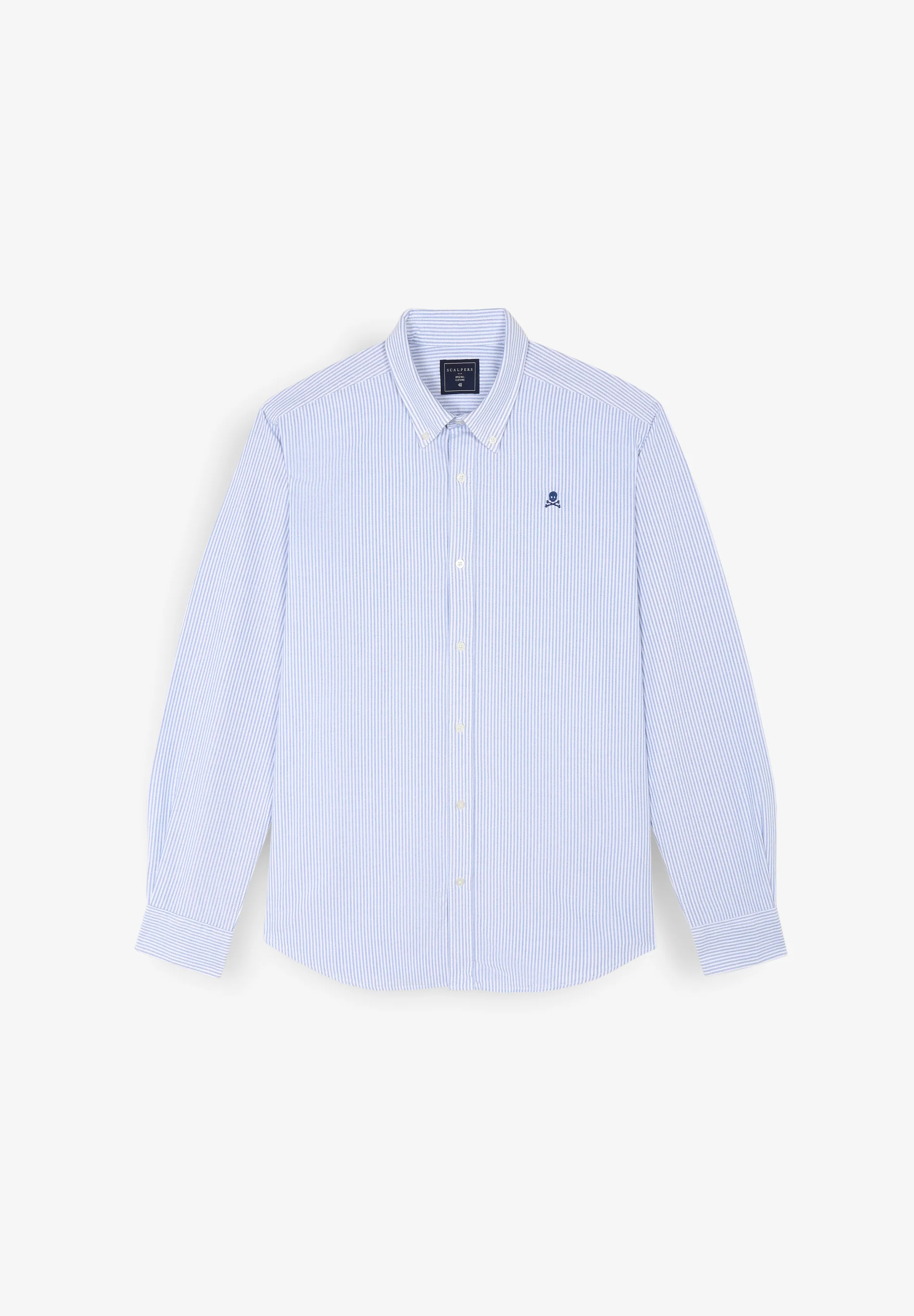 CAMISA OXFORD DE RAYAS CALAVERA - Image 5