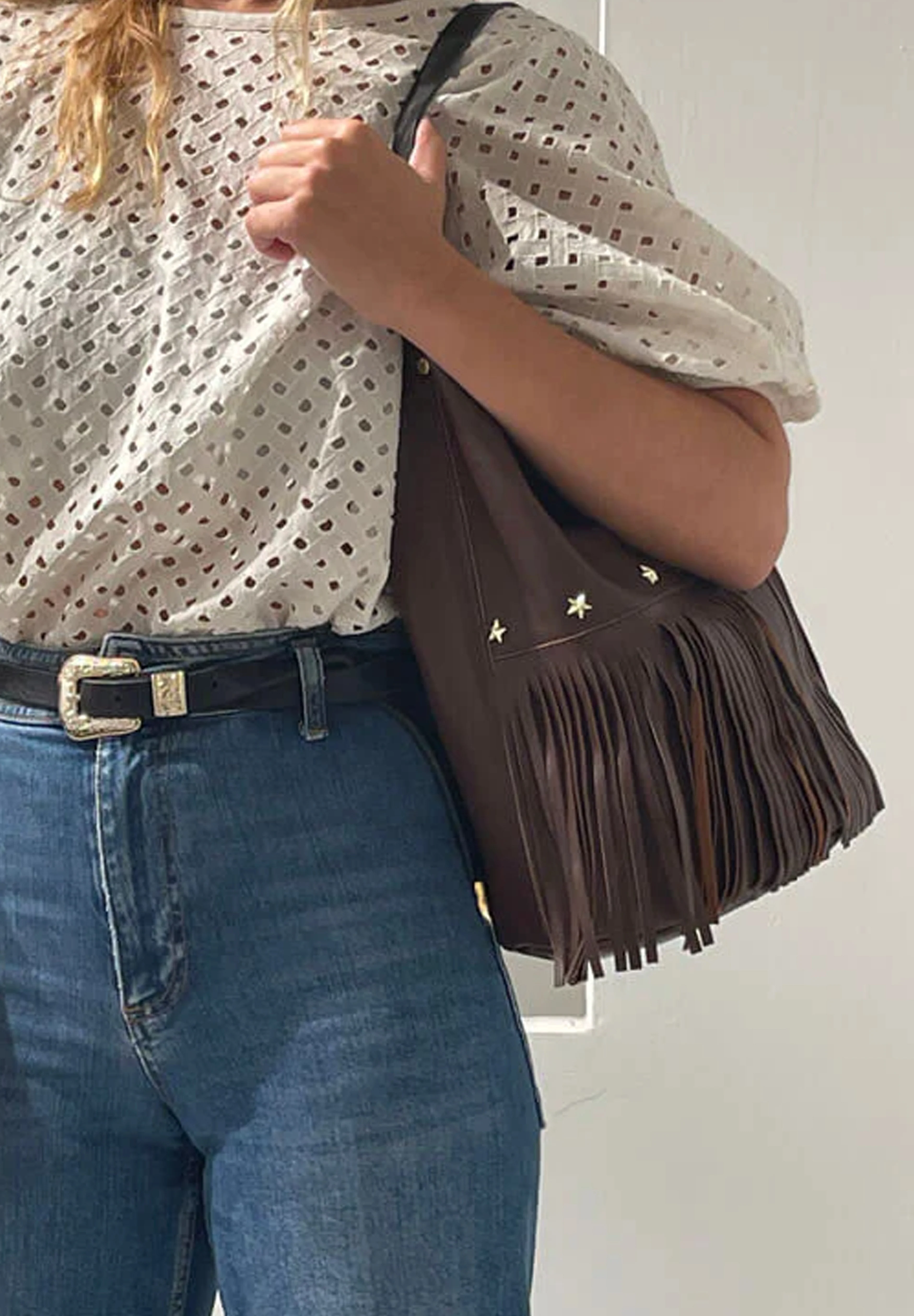 MERCULES | BOLSO BUCKET FRINGES - Image 4