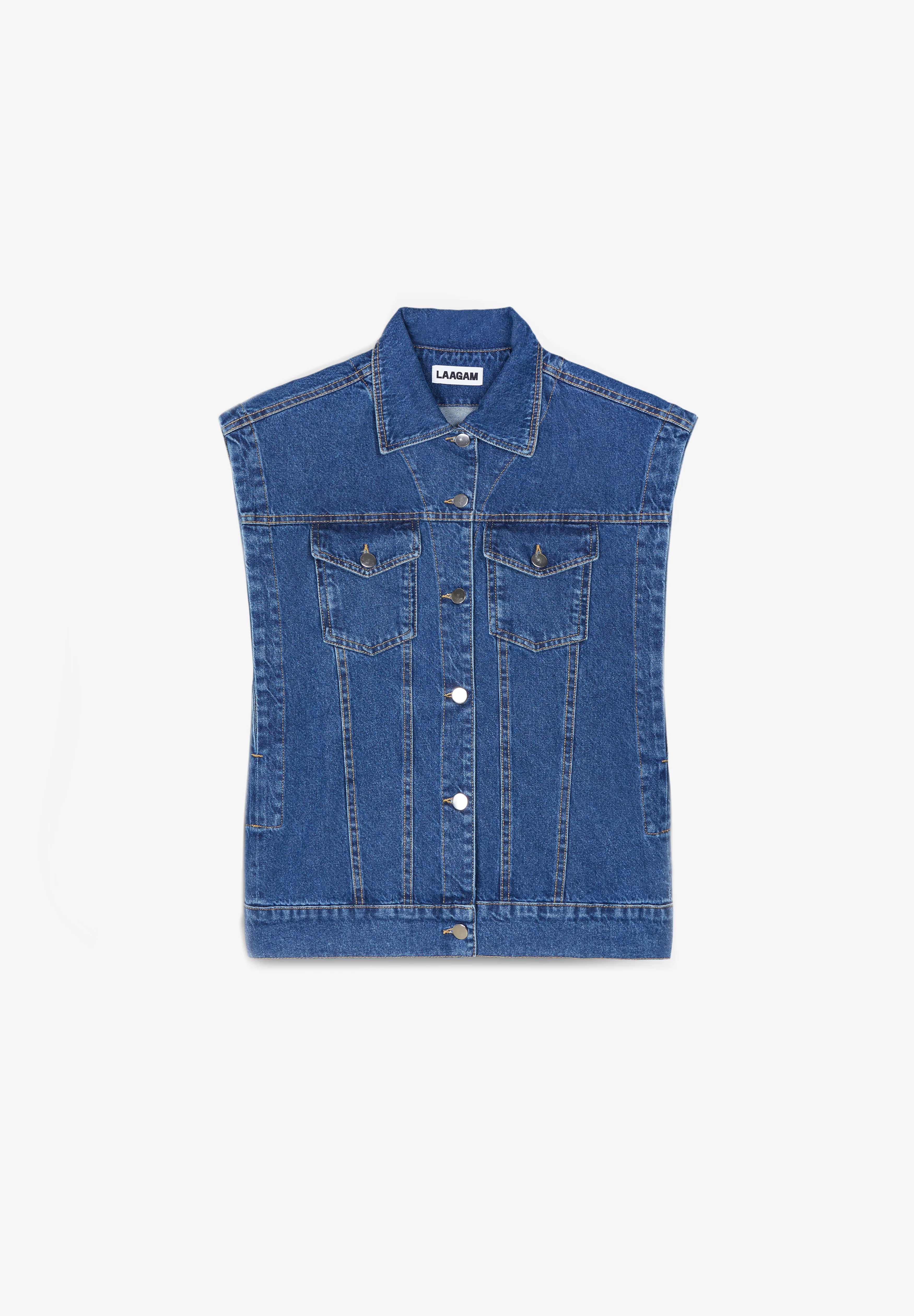 LAAGAM | CHAQUETA MANGAS DESMONTABLES DE-NIMES - Image 9