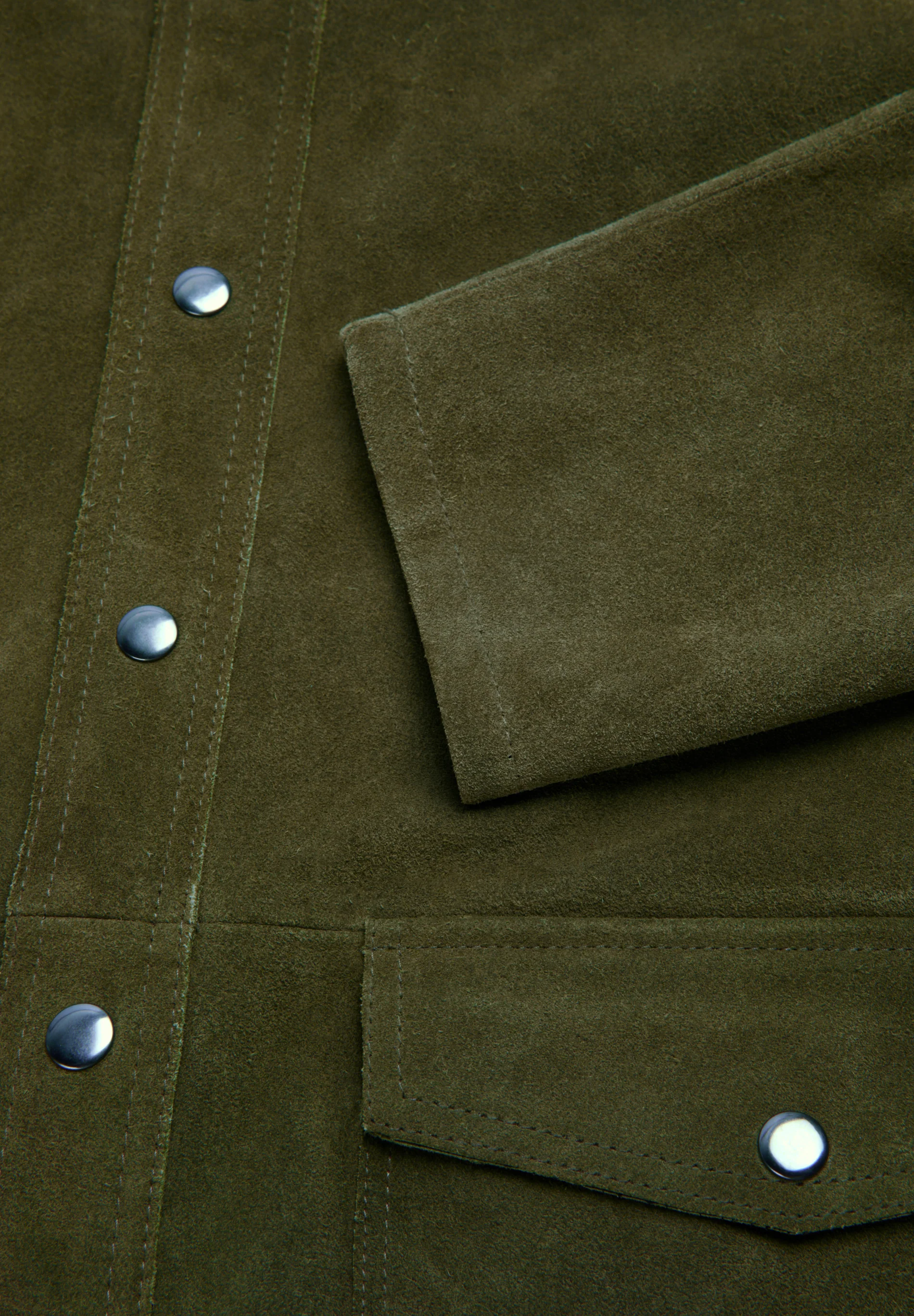 CHAQUETA PIEL BOLSILLOS TAPETA - Image 5