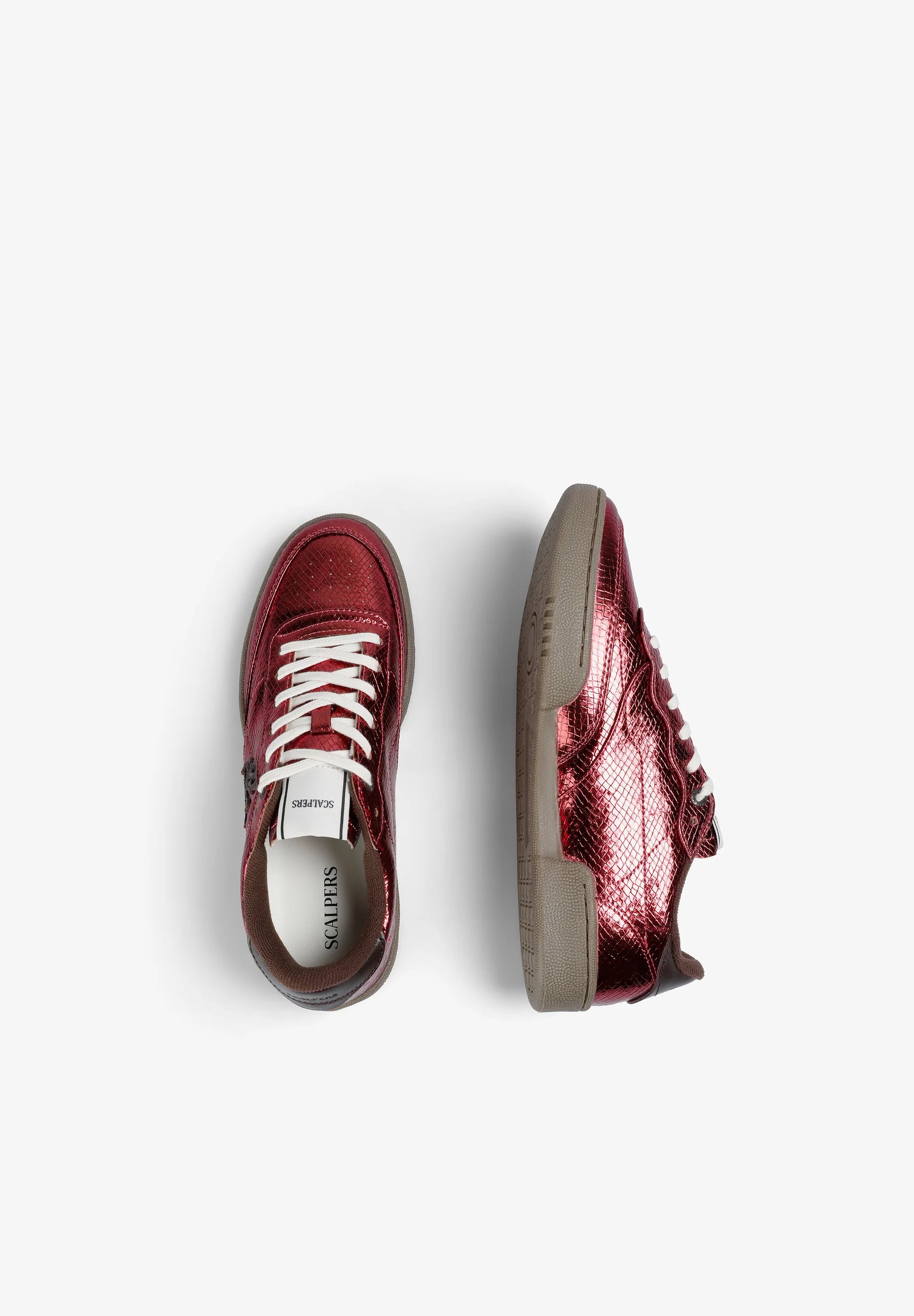 SNEAKERS METALIZADAS TEXTURA SERPIENTE - Image 8