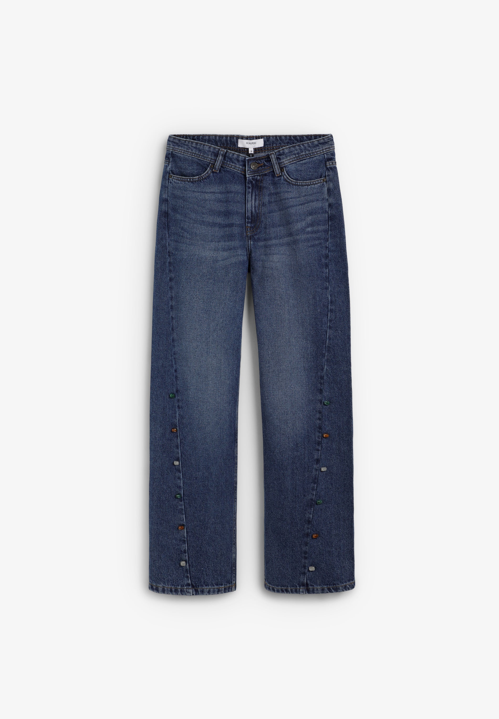 PANTALÓN DE TIRO ALTO APLIQUES - Image 5