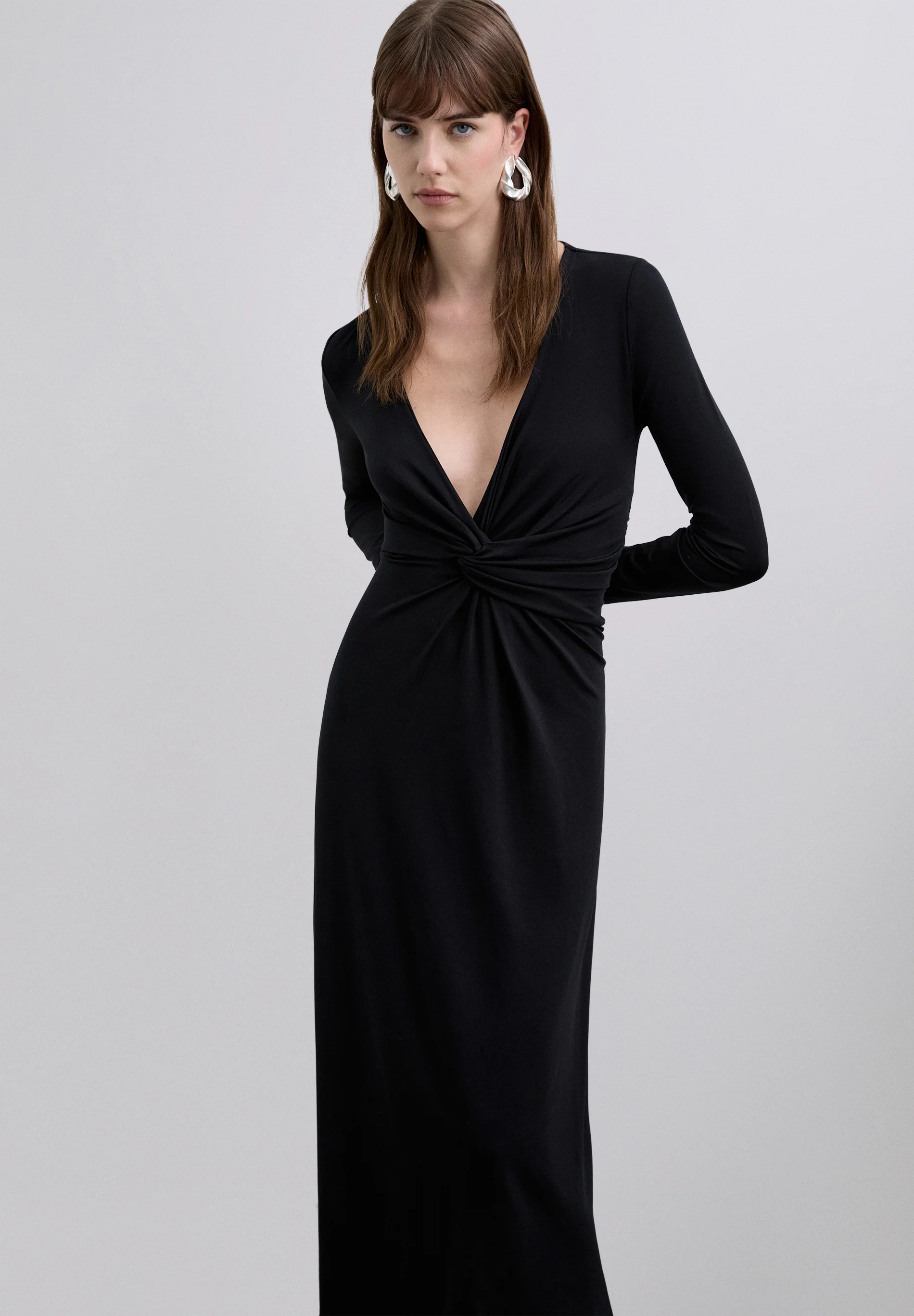 VESTIDO MIDI NUDO - Image 2
