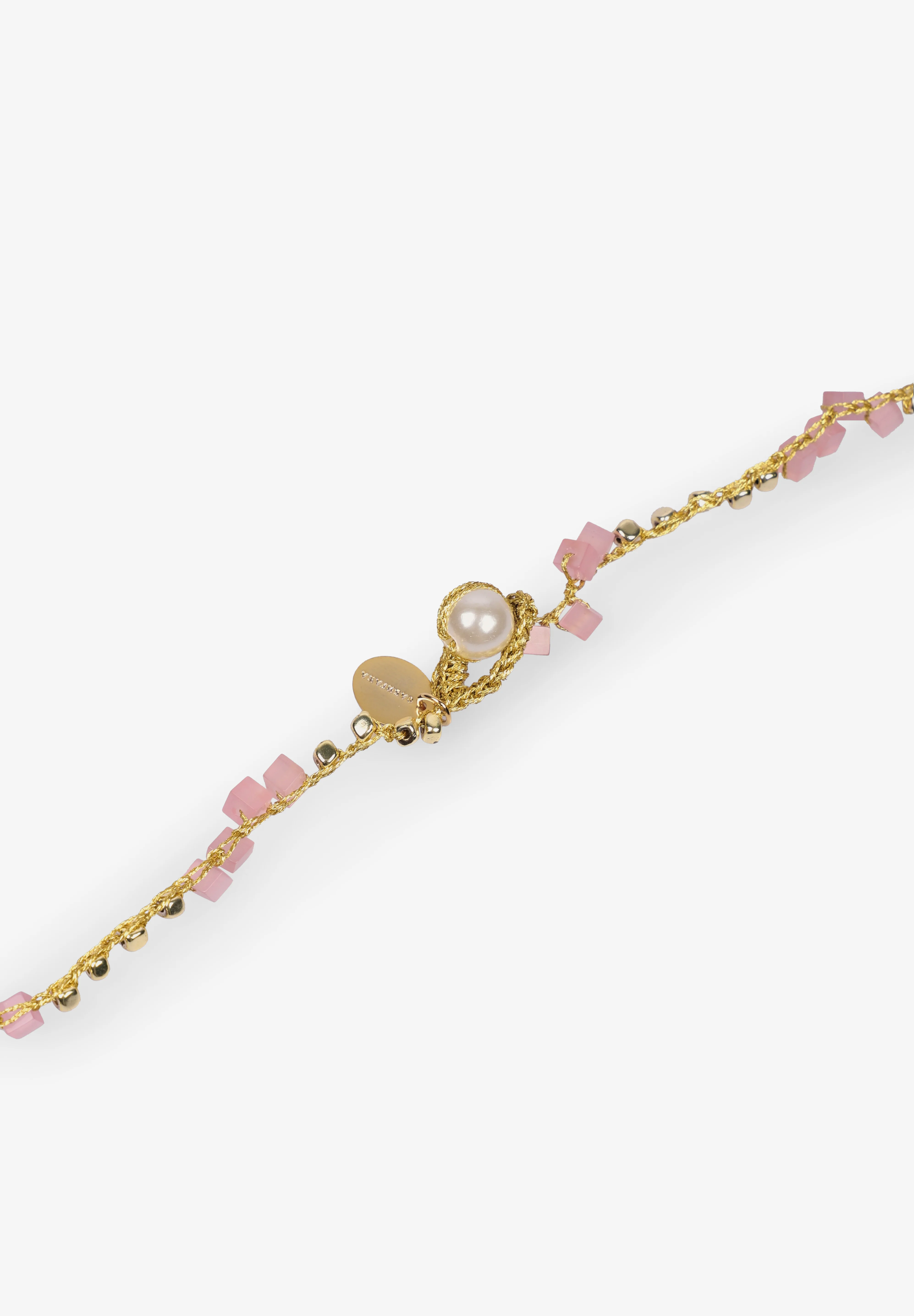CASHFANA | COLLAR LARGO DE CERÁMICA FUNGHI ROSA - Image 5