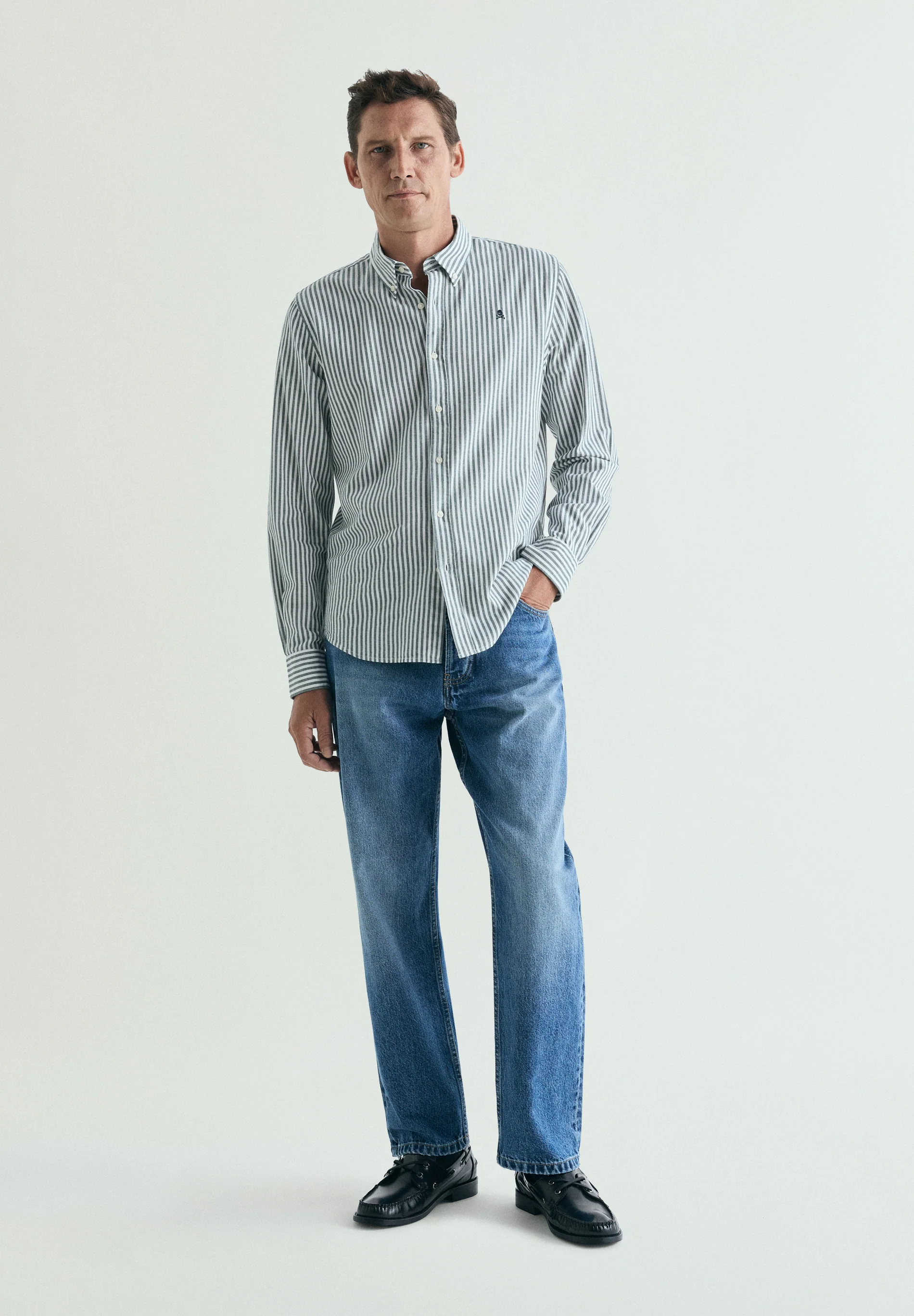 CAMISA OXFORD ALGODÓN Y LINO - Image 2