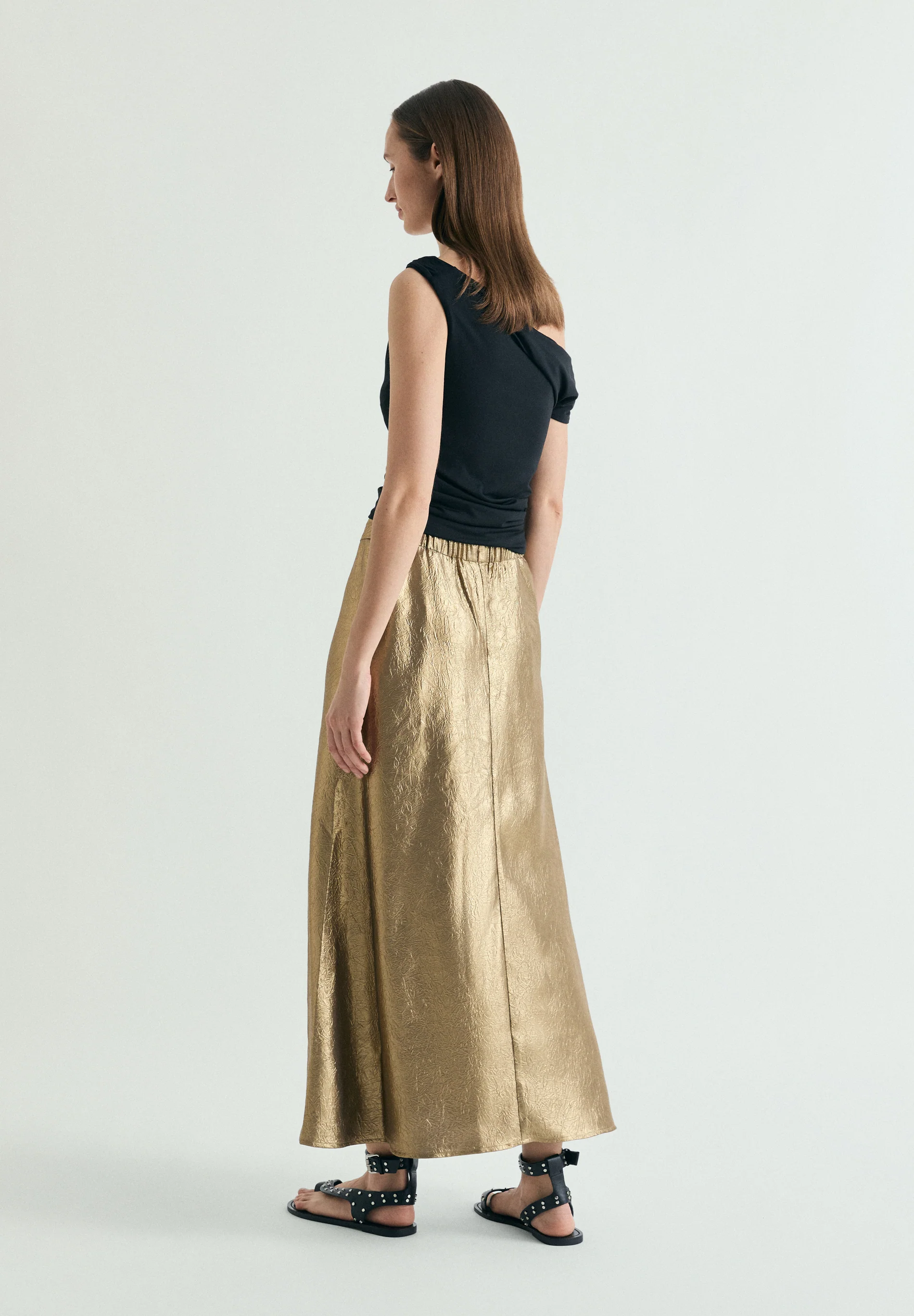 FALDA MIDI METALIZADA - Image 3