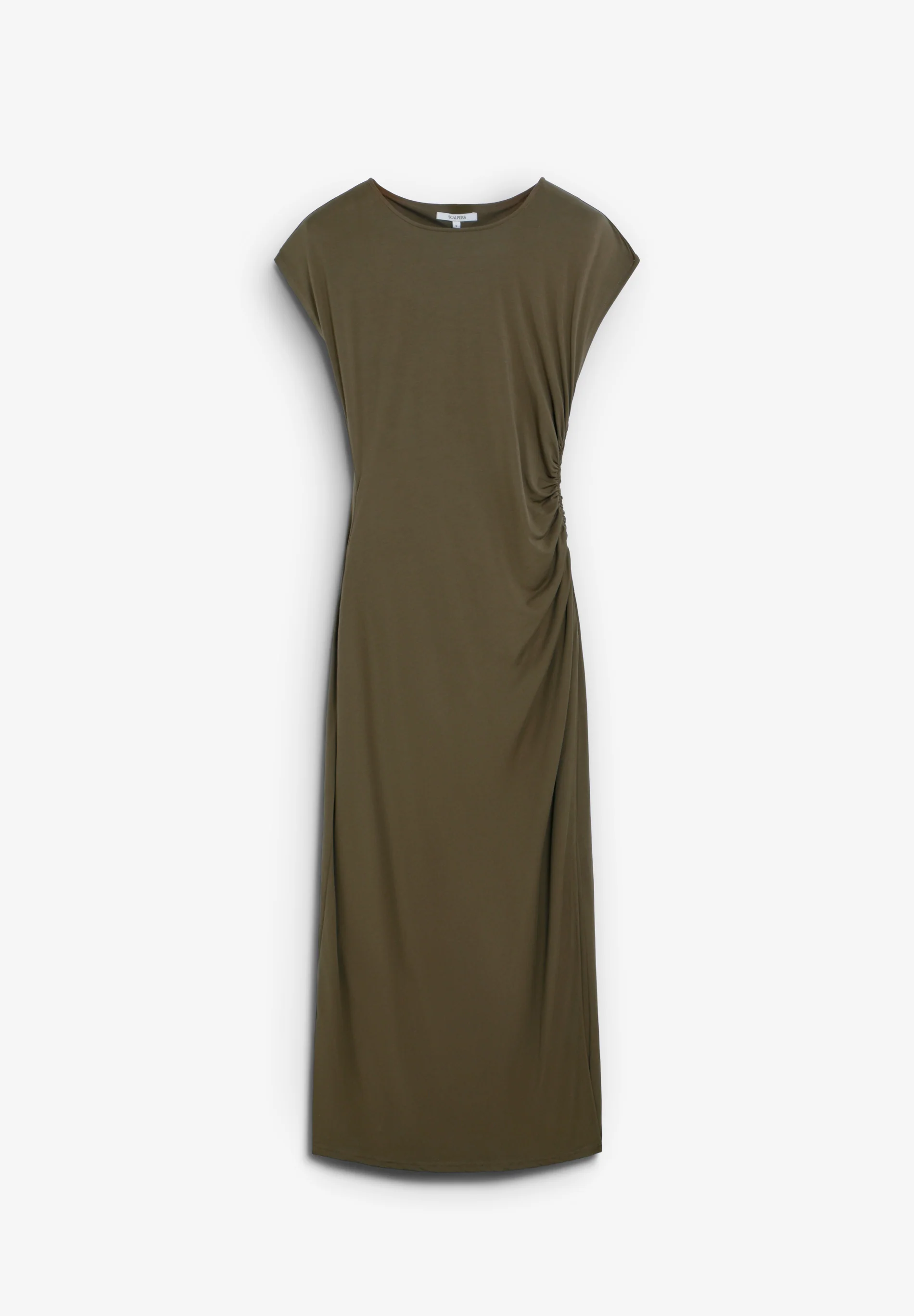 VESTIDO CUPRO DRAPEADO - Image 4