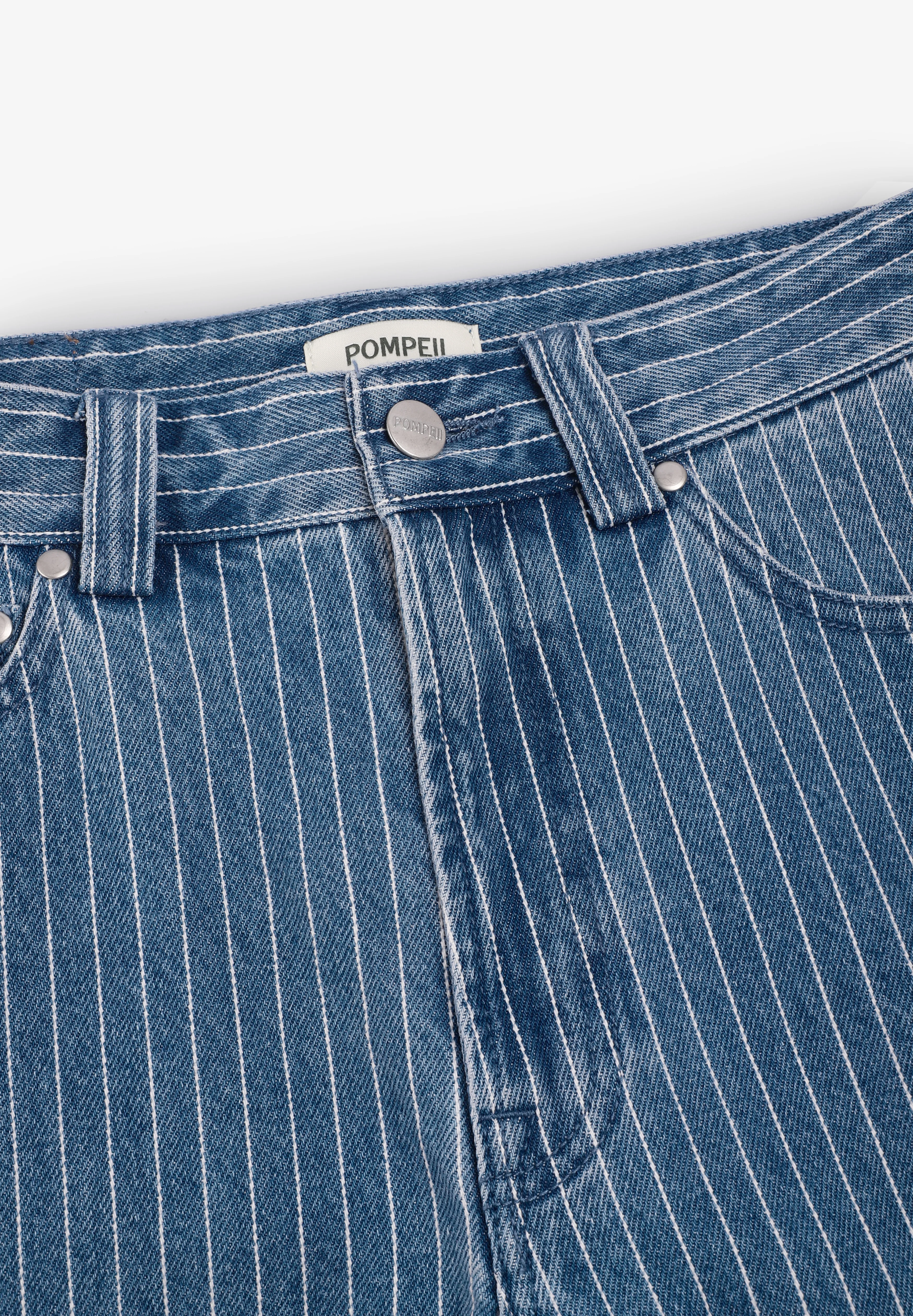 POMPEII | PANTALÓN DENIM PINSTRIPE CLASSIC - Image 3