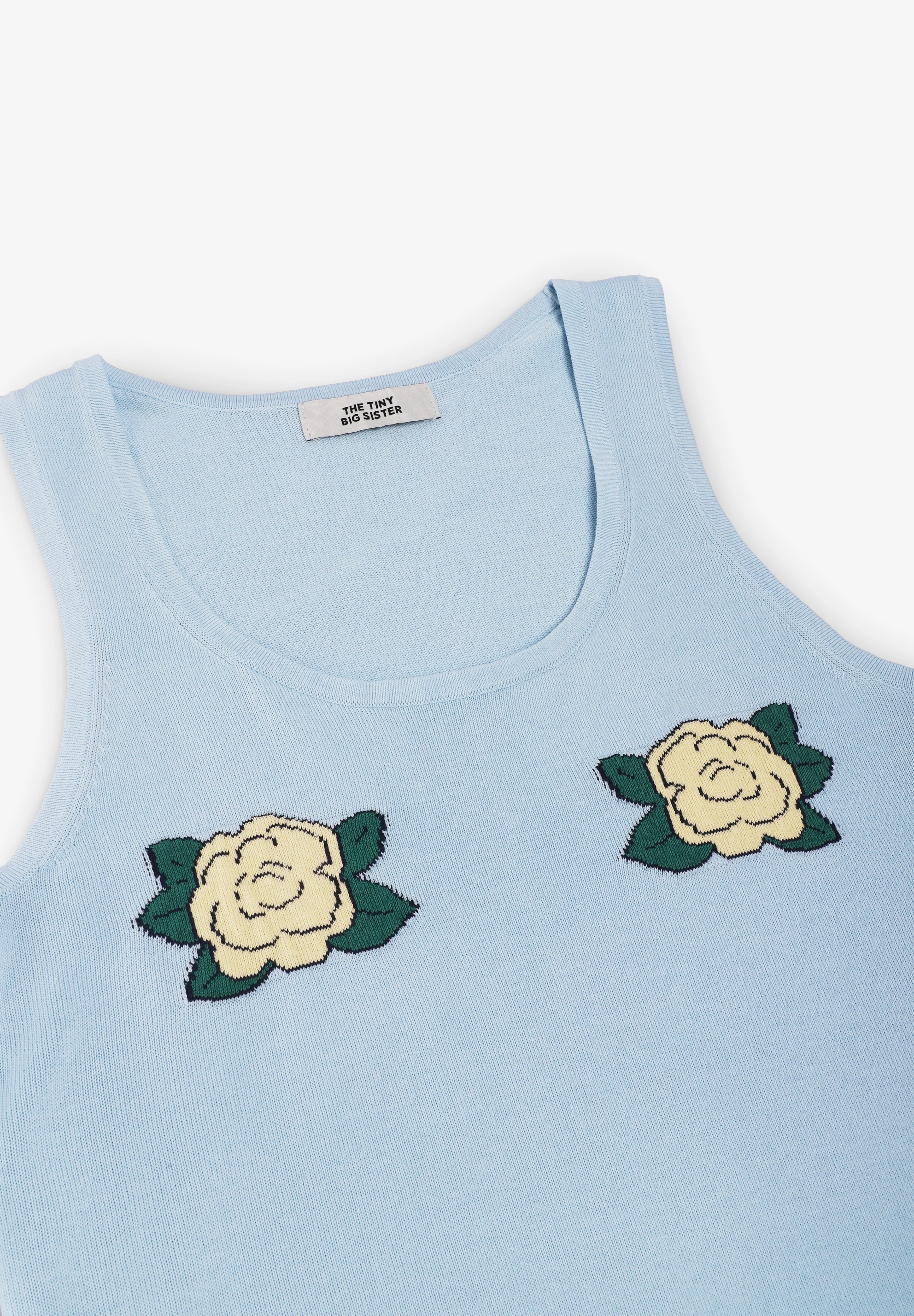 THE TINY BIG SISTER | TOP FLOWERS KNITTED - Image 3